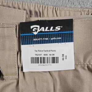 NEW GALLS Tac Force Tactical Cargo Pants Men Size 46 OB Unhemmed Light‎ Khaki